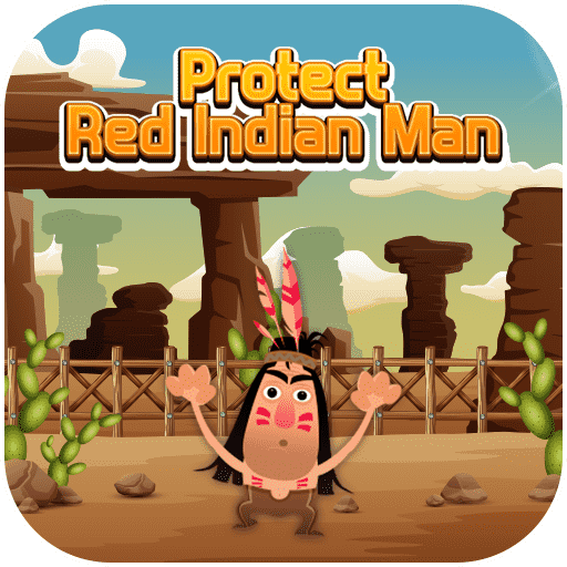 Play Protect Red Indian Man Game on CrazyGame